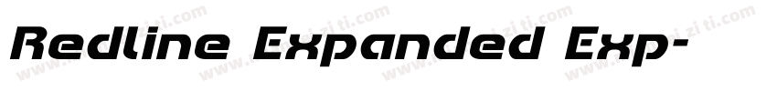 Redline Expanded Exp字体转换
